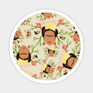 Frida Pattern Magnet